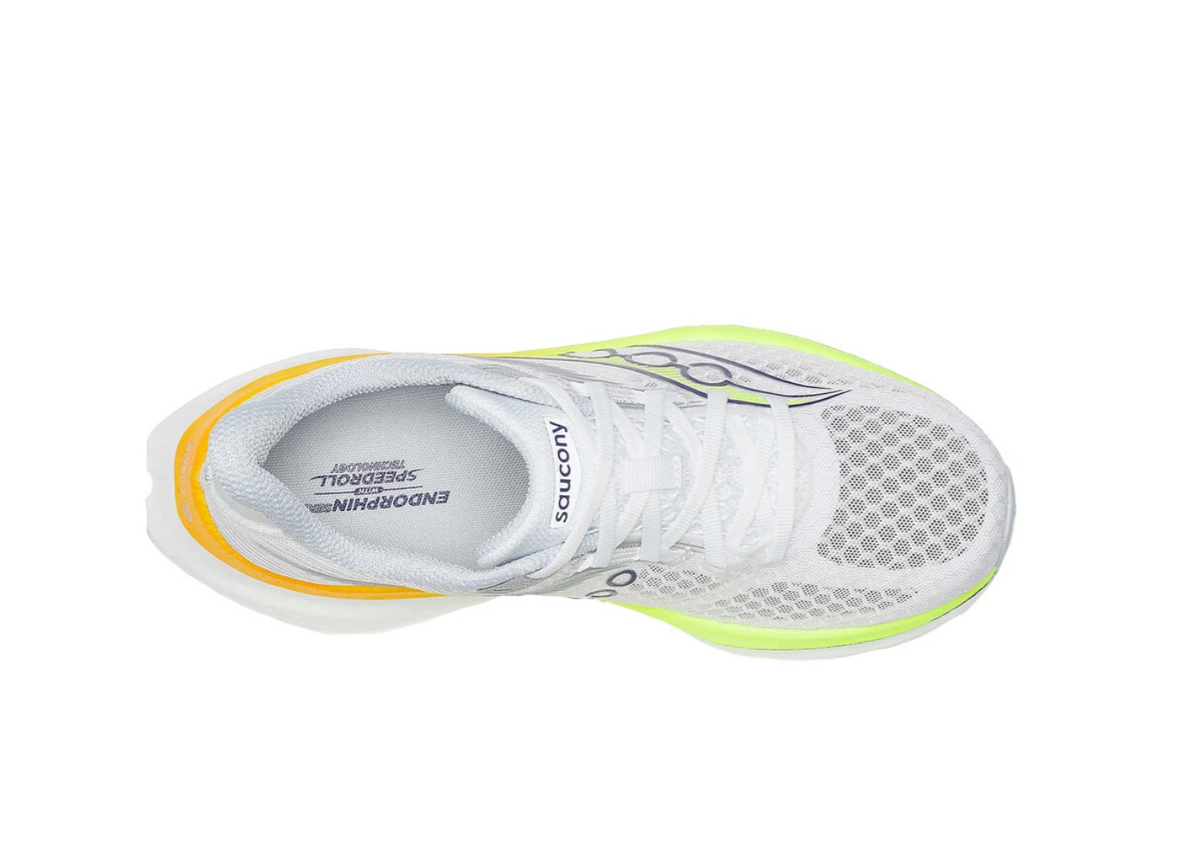 Saucony ENDORPHIN SPEED 5 - WHITE/CITRON